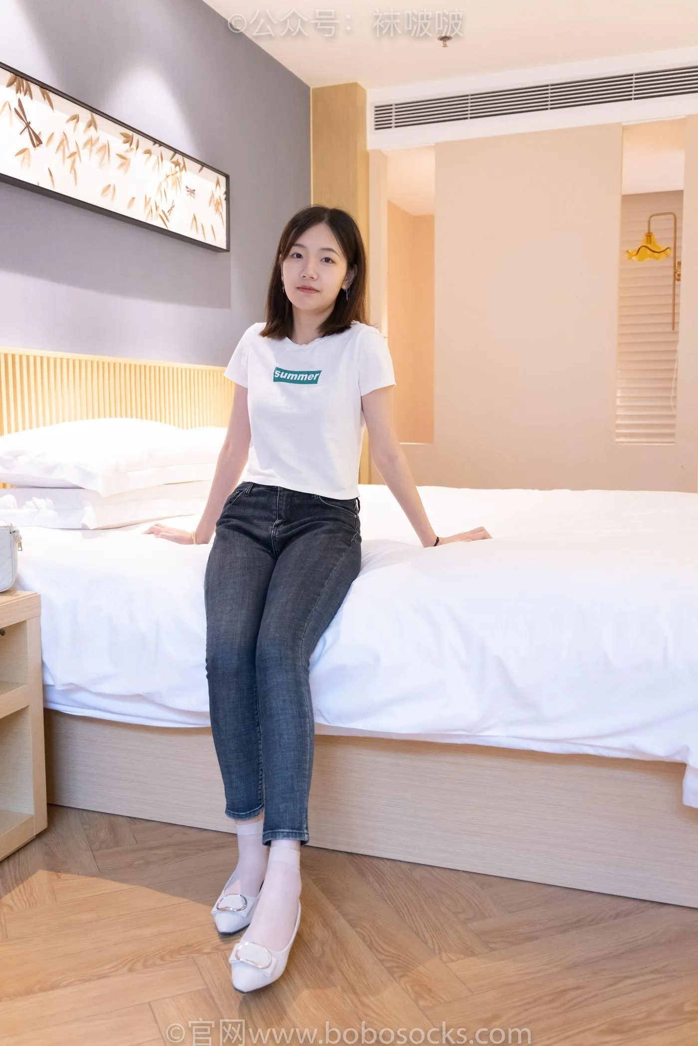 [BoBoSocks袜啵啵]NO.063 小甜豆-平底鞋、短肉丝 [155P]插图6